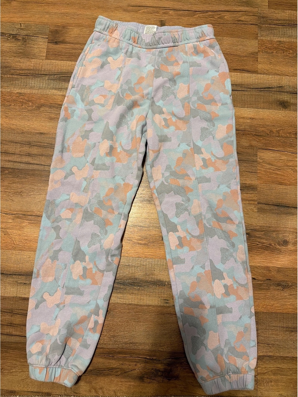 All in Motion Junior Girls L (10/12) Pastel Camouflage Sweatpants with Elastic